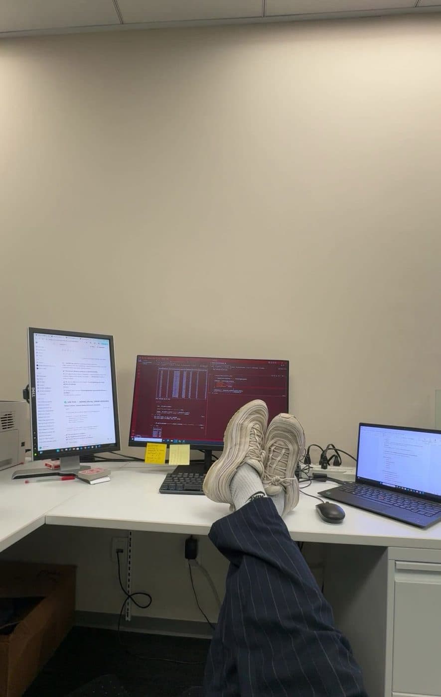 the setup